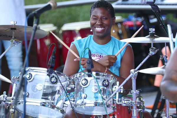 women who drum festival dequindre cut 8 10 2022